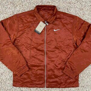 Nike Men’s Court Slam Glossy Full-Zip Jacket Rugged Orange IH2294-832, Size M